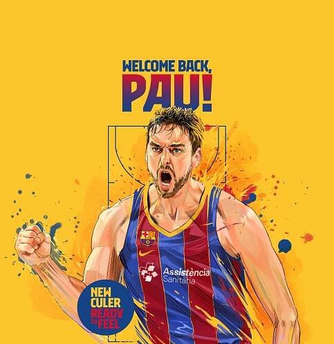 Pau Gasol back at Barça