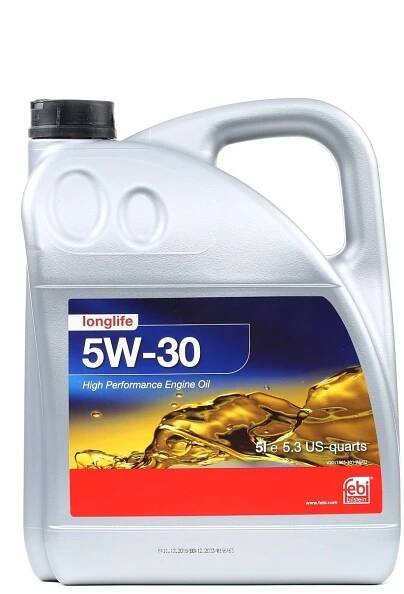 Motorový olej FEBI BILSTEIN Longlife 5W30 5l BMW Longlife-04 DEXOS 2, 32943