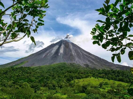 The view of Arenal Volcano