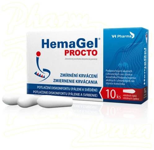 HemaGel PROCTO 10ks rektálních čípků II