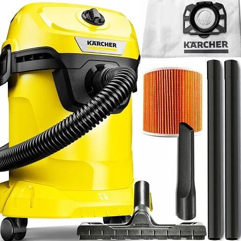 VYSAVAČ KARCHER WD 3 1000W 17L SUCHÝ-MOKRÝ S FUNKCÍ VYFUKOVÁNÍ