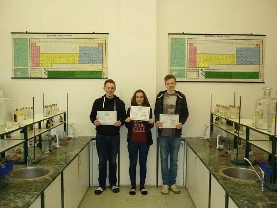 Školní kolo chemické olympiády - Střední odborná škola a Gymnázium Staré Město