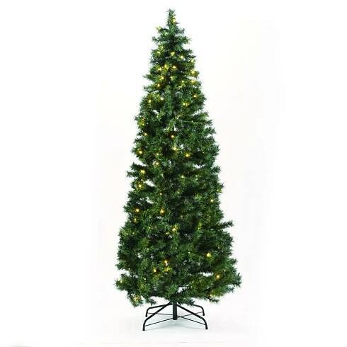 ACA Lighting LAILIAS XMAS POP UP zelený vánoční strom 200 LED WW 210cm pr.7