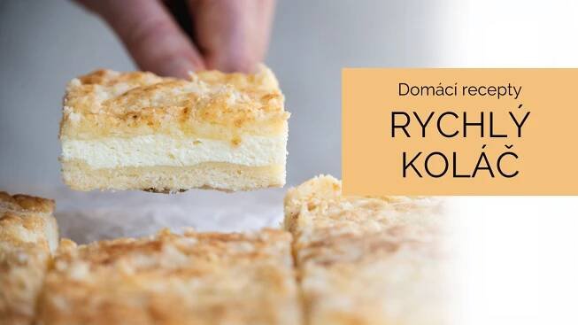 Výborný koláč, který máte hotový za pár minut: Jednoduchý rychlý recept na víkendové pečení