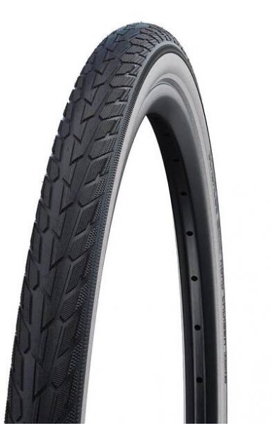Plášť Schwalbe Road Cruiser 27x1 1/4 (28/32-630) HS484 Active K-Guard - drát, černá-bílá