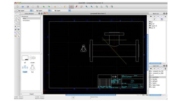 LibreCAD Screen Shot