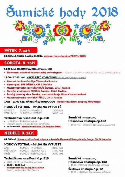 Šumické hody 2018