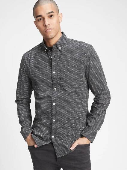 Košile poplin slim fit