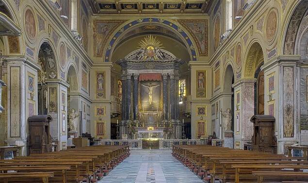Soubor:San Lorenzo in Lucina (Rome) - Interior HDR.jpg – Wikipedie