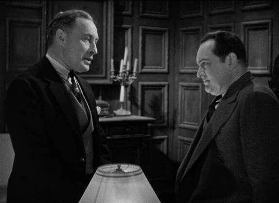 Záhada modrého pokoje (americká verze) - Z filmu - Lionel Atwill, Edward Arnold