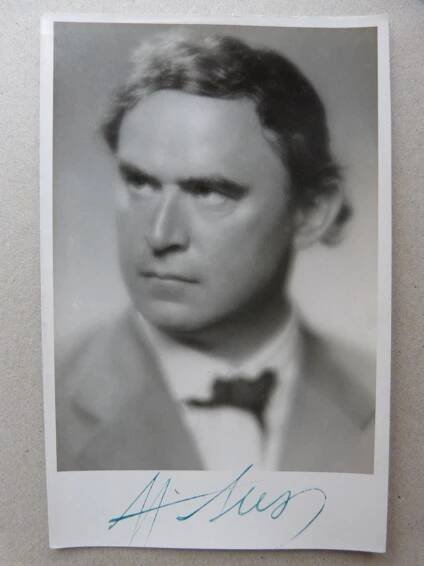 ALEX ADOLF JELÍNEK - MALÍŘ - PODEPSANÁ FOTOGRAFIE