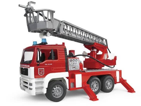 Hasičské auto s jeřábem MAN TGA - Bruder 02771 - Obrázek 5