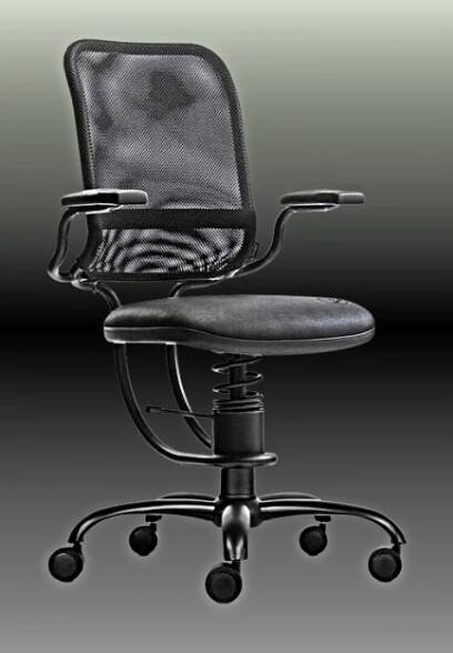 kancelařská židle SpinaliS ERGONOMIC černá R904