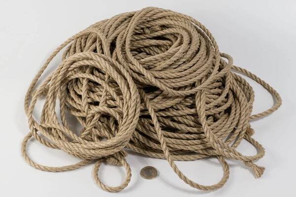 Metráž - surový jutový provaz - Ardent shibari