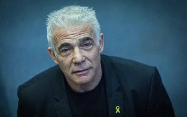 Opposition Leader MK Yair Lapid attends a plenum session at the assembly hall of the Knesset on June 4, 2025 (Yonatan Sindel/Flash90)
