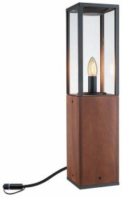 PAULMANN Plug & Shine stojací svítidlo Venea samostatné svítidlo IP44 1900K 2W dřevo