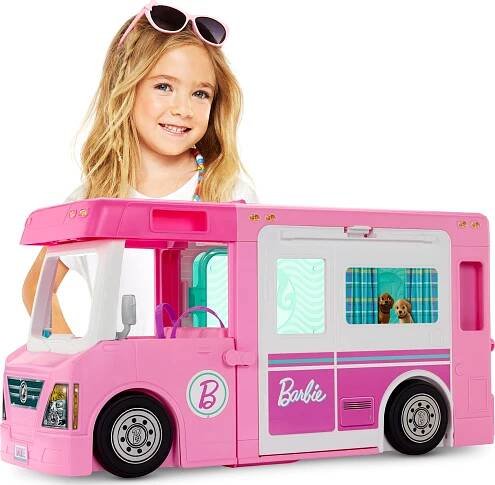 Mattel Barbie GHL93 karavan snů 3v1