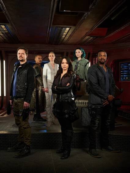Anthony Lemke, Alex Mallari Jr., Natalie Brown, Melissa O'Neil, Jodelle Ferland, Roger Cross - Dark Matter - Season 3 - Promo