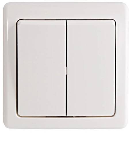 ABB Sériový spínač r. 5 SWING, 10 AX - 250 V, biely