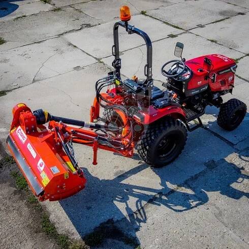 Priekopový mulčovač COSMO FRF 125 za malotraktor – Agromechanika s.r.o.