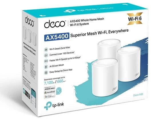 TP-Link Deco X60 AX5400 (3-pack)