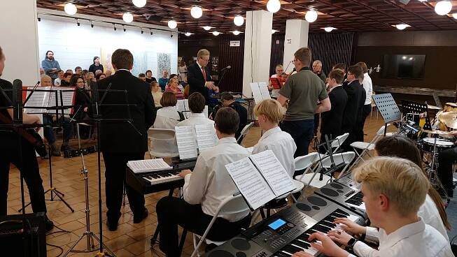 Koncert Big Boss Band a Orchestr a sbor ZUŠ Žirovnice 22.1.2024 | ZUŠ Sezimovo Ústí