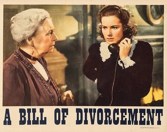 May Whitty, Maureen O'Hara - A Bill of Divorcement - Fotosky