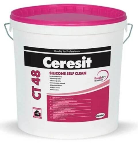 Nátěr fasádní silikonový Ceresit CT 48 white – 15 l | PRO-DOMA - Stavebniny PRO-DOMA | Váš dodavatel stavebních materiálů