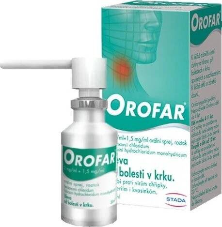 STADA Orofar orální sprej s aplikátorem 30 ml