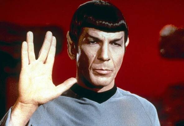 STAR TREK, Leonard Nimoy, 1966-69.