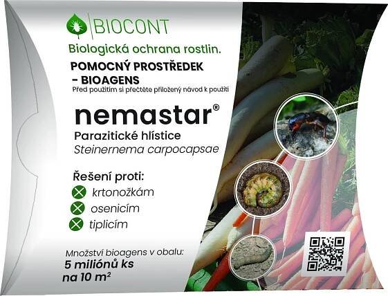 Biocont Nemastar hlístice Steinernema carpocapsae proti krtonožkám od 200 Kč