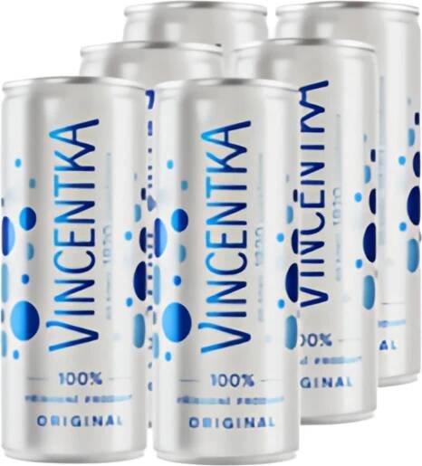 Vincentka přírodní minerální voda multipack 6 x 250 ml