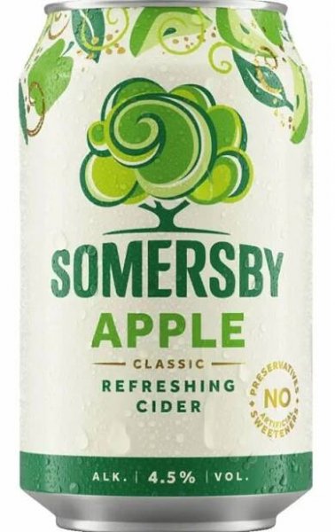 Somersby jablečný Cider 4,5%, 330 ml