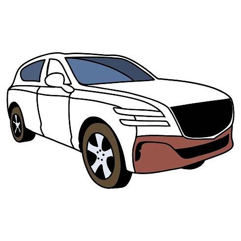 Omalovánka auto Genesis