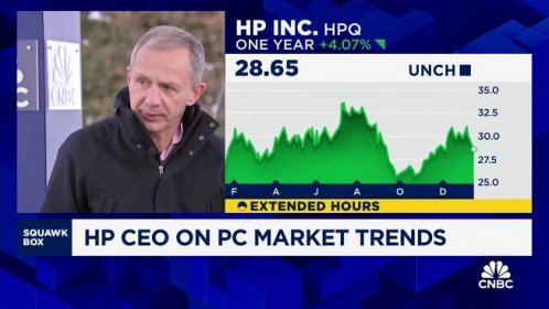 HP CEO Enrique Lores on PC market trends: 'Significant tailwinds' will continue to drive demand