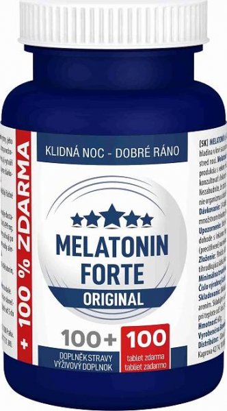 Clinical Nutricosmetics Melatonin Forte Original 200 tbl. od 227 Kč