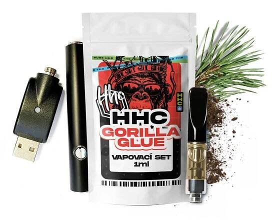 Vaporizer Gorilla Glue 94% HHC 1 ml - levnypoppers.cz