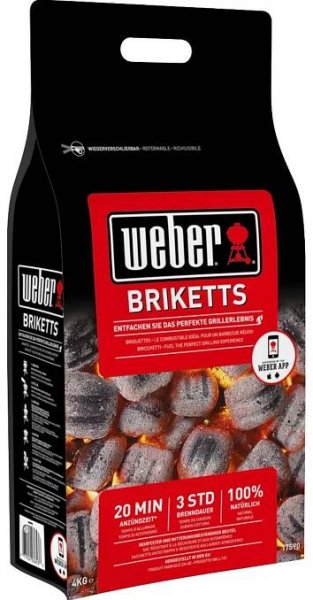Weber grilovací brikety 4 kg