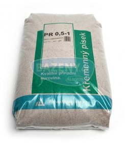 Písek filtrační 25 kg - PR 0,5-1 mm