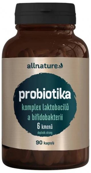 Allnature Probiotika Komplex laktobacilů a bifidobakterií 90 cps.