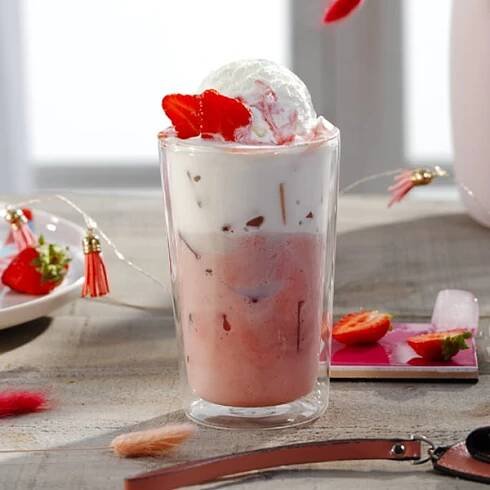 Recipe PDP_Cold Strawberry Coffee surprise