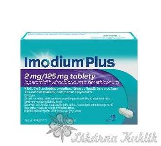 Imodium Plus 2mg/125mg tbl.nob.12 I