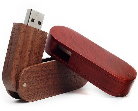 USB flash disk 16 GB - dřevěný design