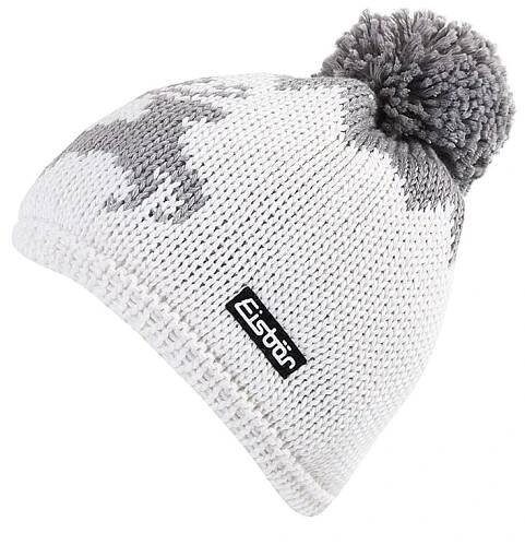 Zimní čepice Eisbär Alva Pompon - white
