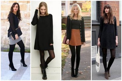 Poradíme, jak se nosí černé punčocháče absolutně ke všemu | Moda.cz
