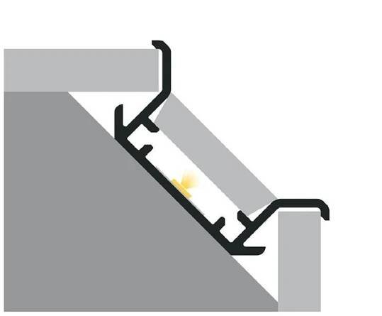 LED profil P11-3 voděodolný rohový stříbrný | T-LED