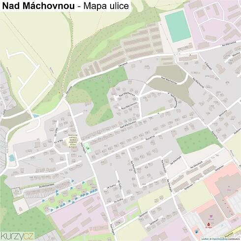 Nad Máchovnou - mapy | Kurzy.cz