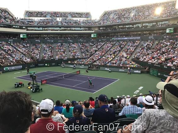 Roger Federer 2017 BNP Paribas Open Indian Wells BNPPO17