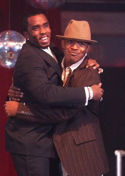 Sean "Diddy" Combs and Jamie Foxx during the 11th Annual Rock the Vote Awards - Show and After Party in 2004