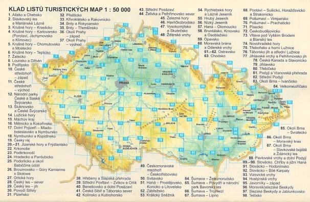 Klad listů KČT Česká republika